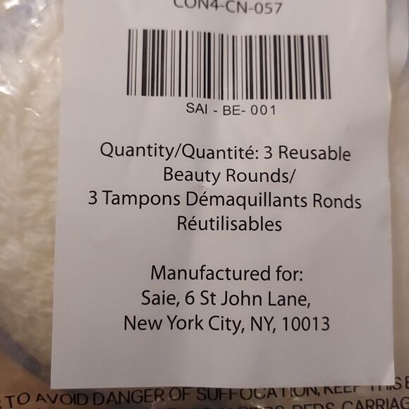 Reusable Beauty Rounds Pads for facial cleansing toning - Picture 4 of 4